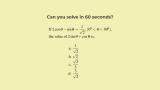 thumb Solved Trigonometry Questions for SSC CHSL Set 2