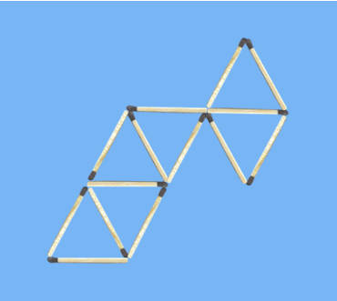 6 triangle matchstick puzzle 1