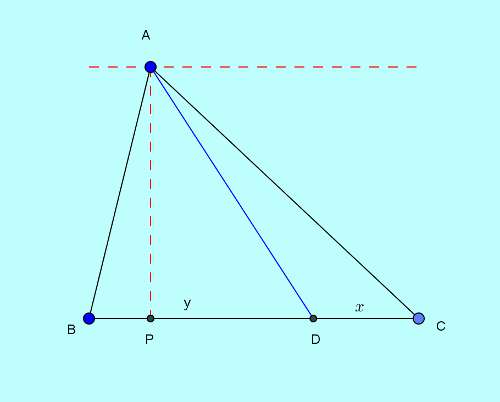 Basic and rich Geometry concepts part 6-2 area to base division ratio proof
