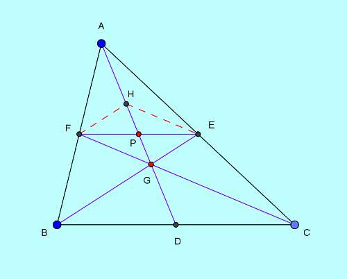Basic and rich Geometry concepts part 6-4 triangle area division by median proof