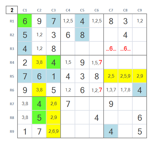 Expert Sudoku level 5 game 10 Stage 2