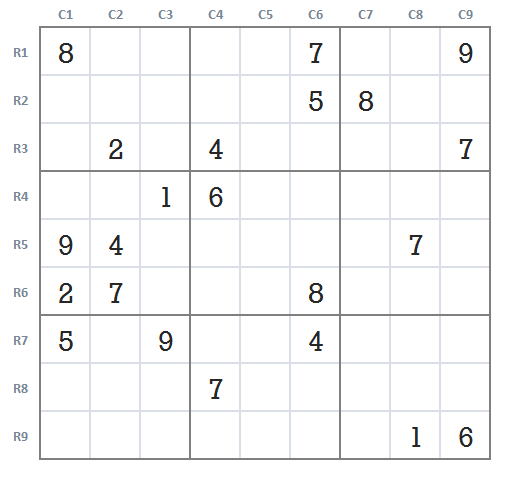 Expert Sudoku very hard level 5 game 13