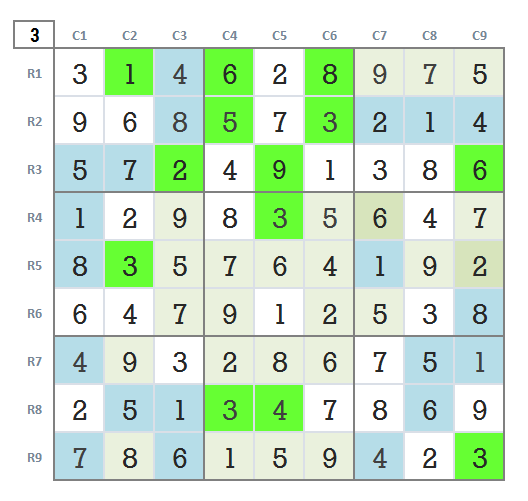 Expert Sudoku very hard level 5 game 14 final stage 3