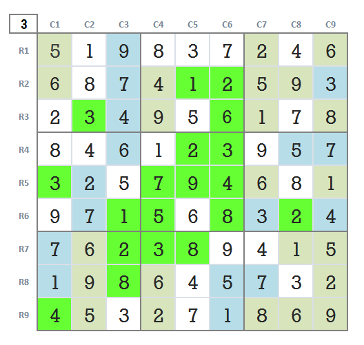Expert Sudoku level 5 game 16 final stage 3
