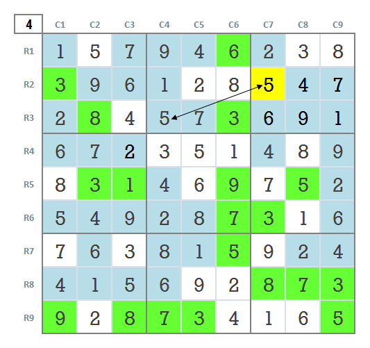 Expert Sudoku level 5 game 17 final stage 4