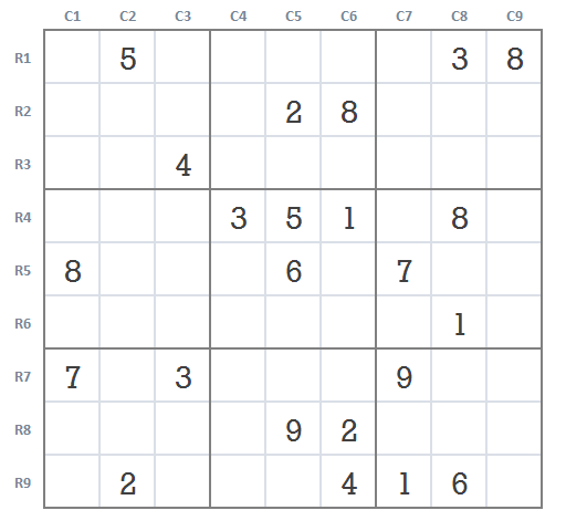 Expert Sudoku level 5 game 17