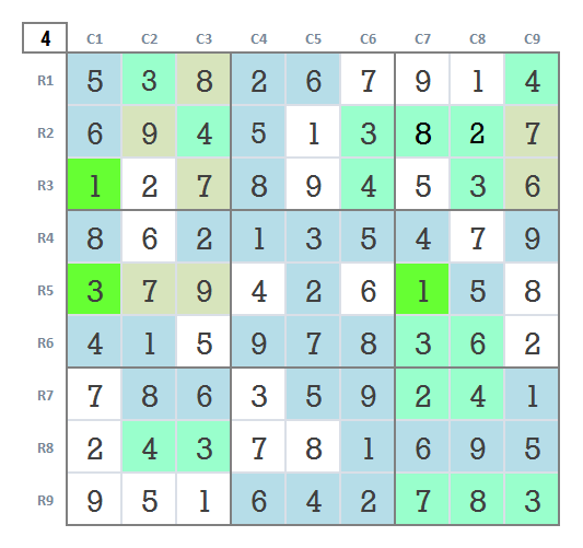 Expert Sudoku level 5 game 18final stage 4