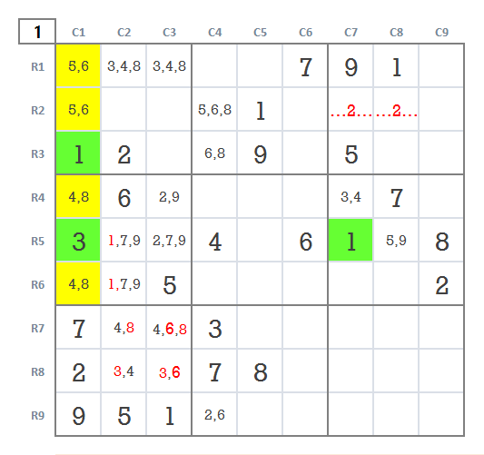 Expert level Sudoku level 5 game 18 stage 1