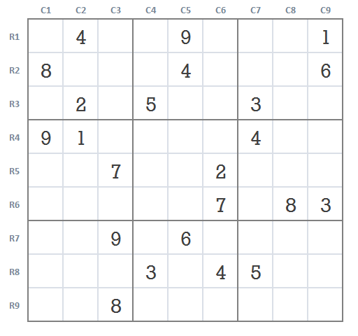 Expert Sudoku level 5 game 28