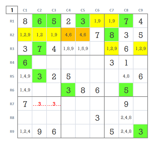 Expert level Sudoku level 5 game 29 stage 1