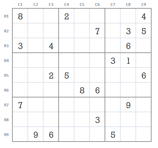 Expert Sudoku level 5 game 29