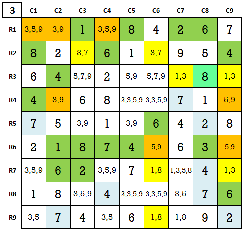 Expert level 5 Sudoku game 2 stage 3