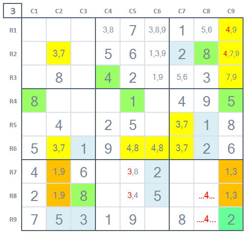 Expert level Sudoku very hard game 5 stage 3