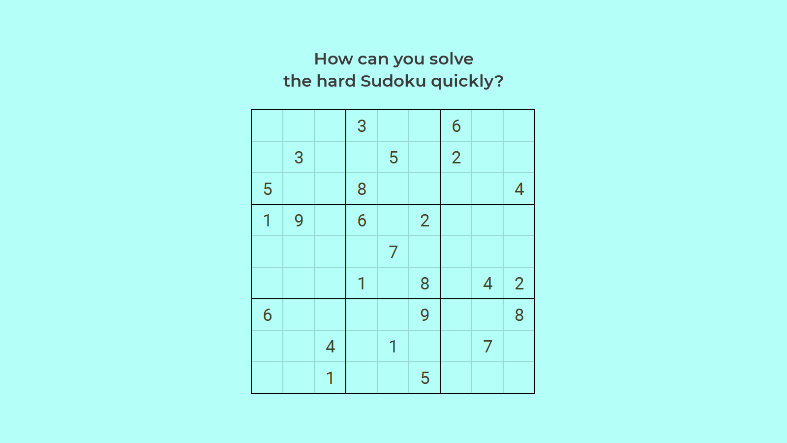 Solving Sudoku Hard Puzzles Quickly: Level 4 Game 17