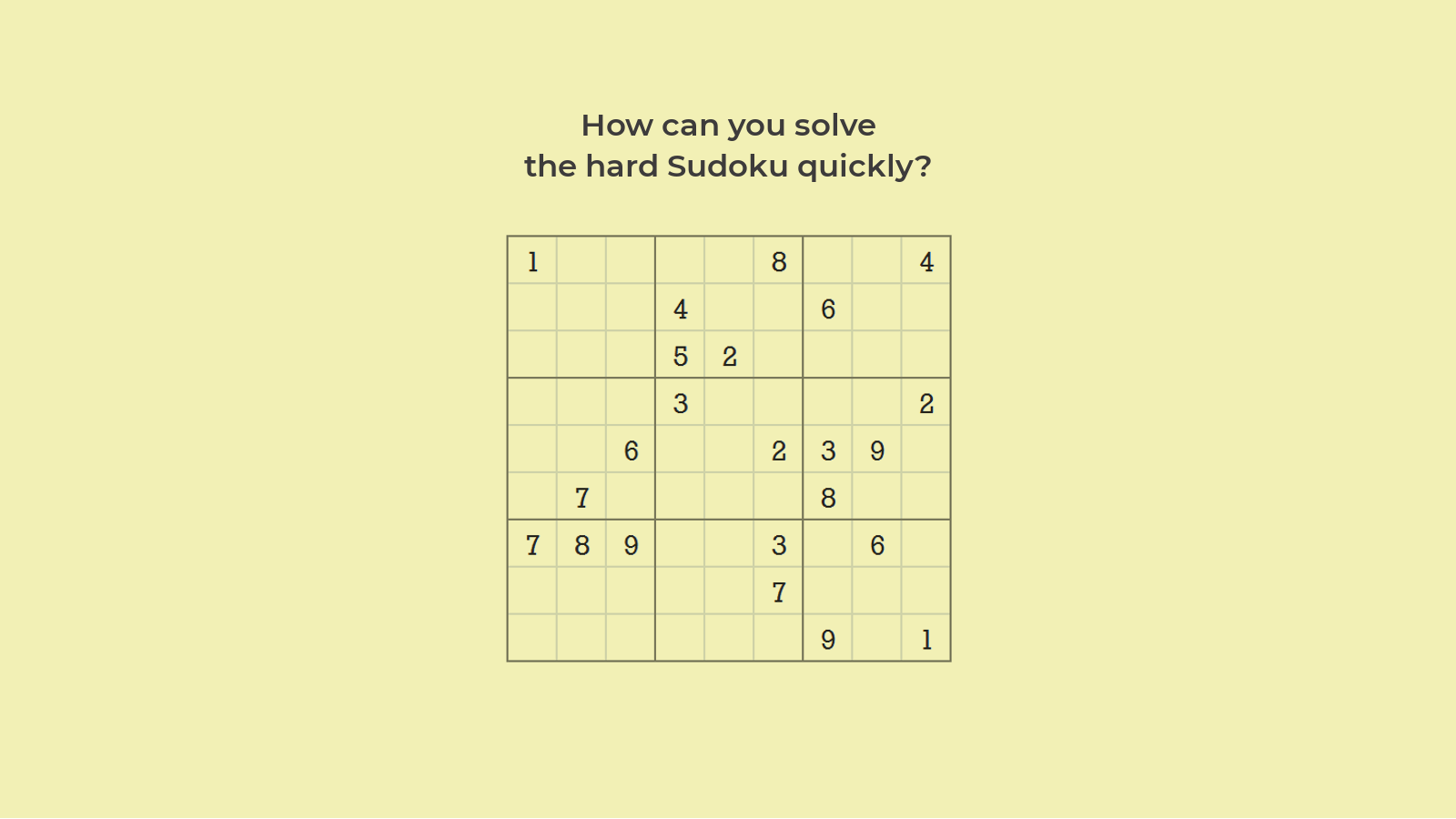 How to solve Sudoku hard level 4 game 26 in easy steps