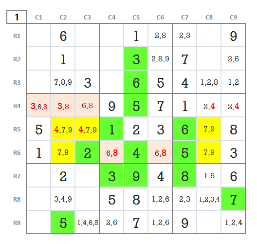 Sudoku hard level 4 game 36 stage 1