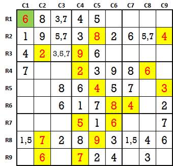 Sudoku second level game-5-2