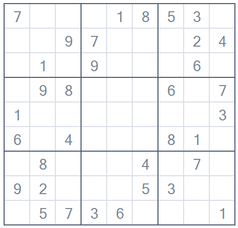 How to play Sudoku beginner level Sudoku game 1 exercise