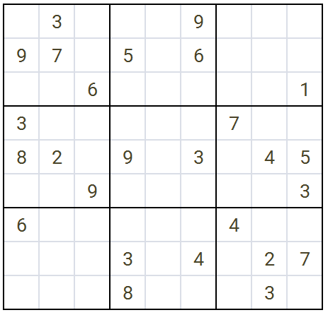 how to play Sudoku level 3 game 6 exercise