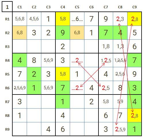 How to solve hard Sudoku level 3 game 11 Stage 1