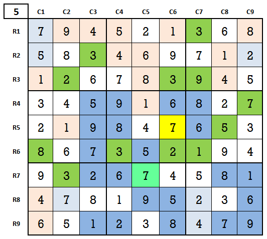 Sudoku hard level 4  game 4 stage 5