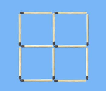 Most compact 4 square figure