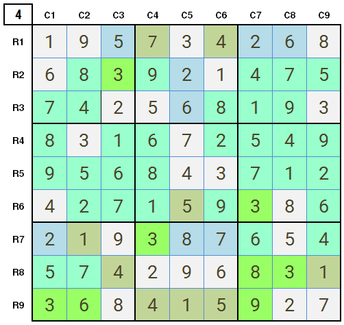 New York Times Sudoku Hard February 15th, 2021 Solution Stage 4 final