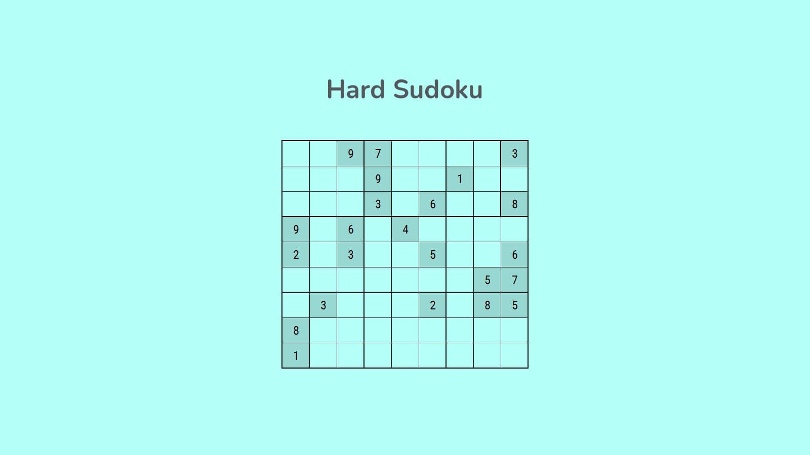 New York Times Sudoku Hard 17 February, 2021: Quick Solution