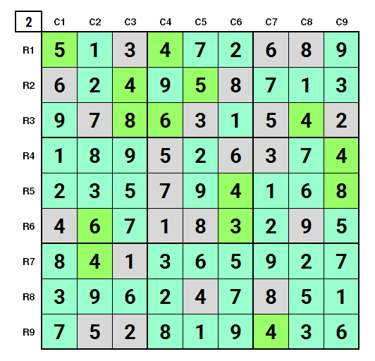NYTimes Sudoku Hard April 23, 2024 final Solution Stage 2