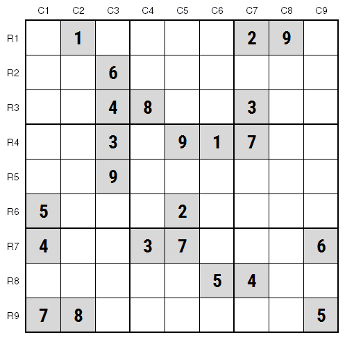 NYT Hard Sudoku Apr 9, 2024