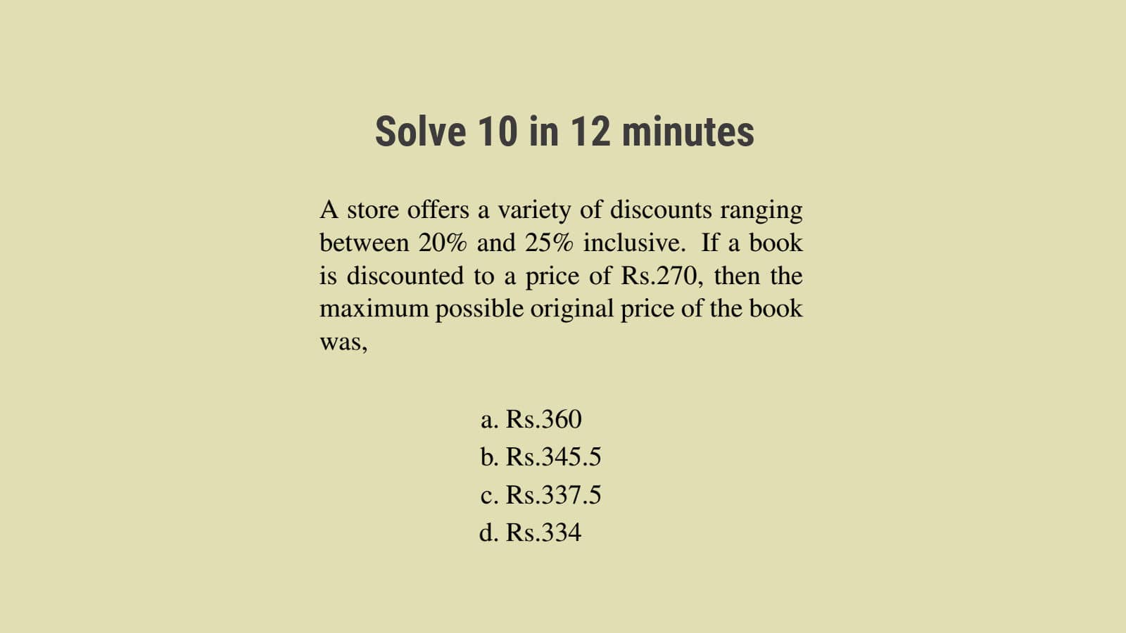Profit and loss questions for SSC CGL Tier 2 Set 20