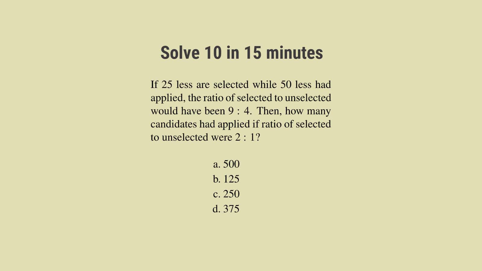 Ratio and Proportion SSC CGL Questions Tier 2 Set 22