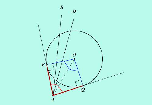tangents to a circle
