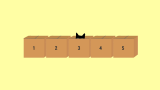 thumb Catch the cat hiding in 5 boxes riddle