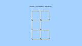 thumb Move 3 matches to make 4 squares from 5 squares matchstick puzzle