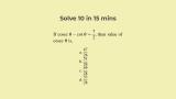 thumb Trigonometry questions answers solutions for SSC CPO 1